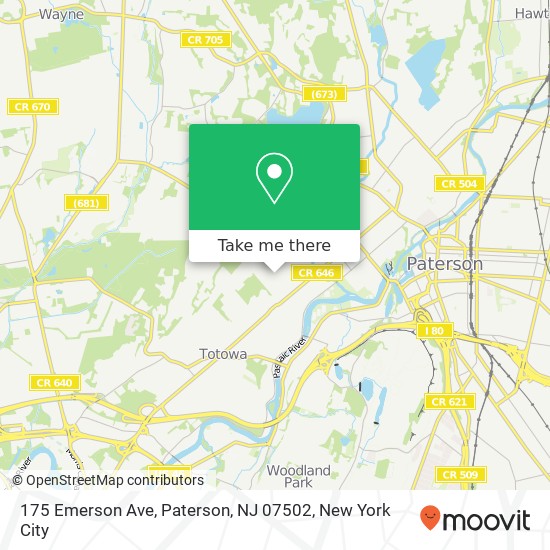 175 Emerson Ave, Paterson, NJ 07502 map