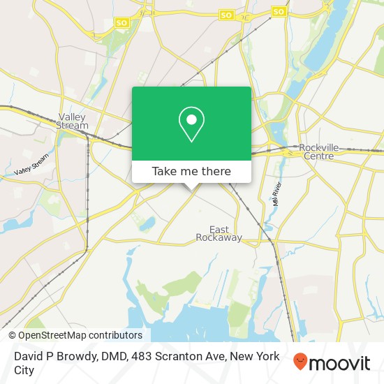 David P Browdy, DMD, 483 Scranton Ave map