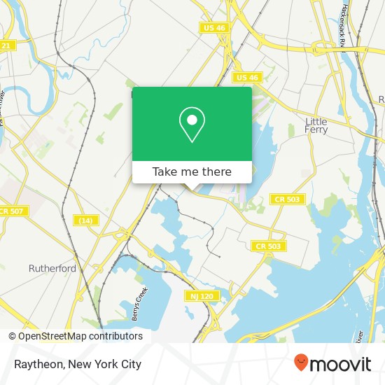 Mapa de Raytheon