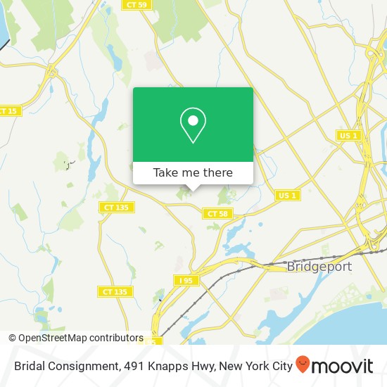 Mapa de Bridal Consignment, 491 Knapps Hwy