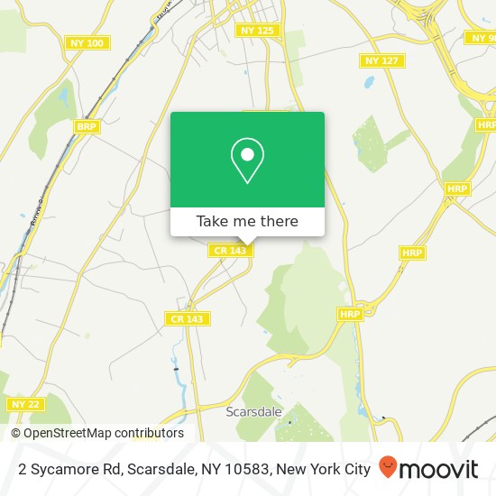 2 Sycamore Rd, Scarsdale, NY 10583 map