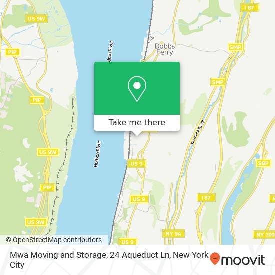 Mwa Moving and Storage, 24 Aqueduct Ln map