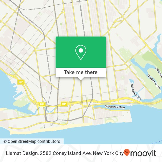 Lismat Design, 2582 Coney Island Ave map