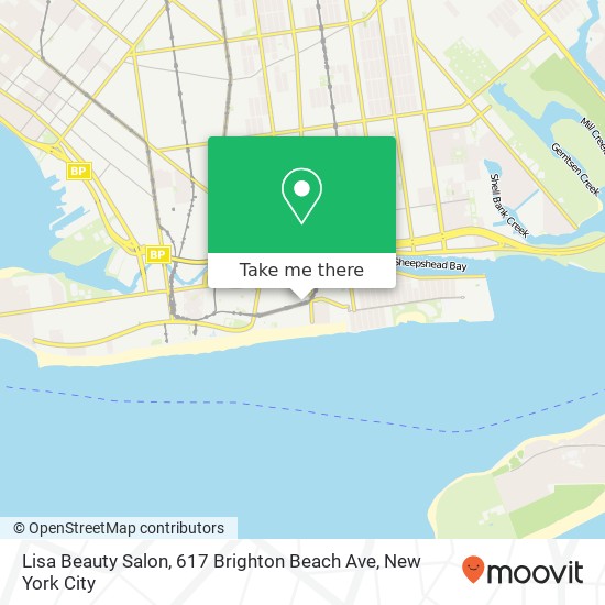 Lisa Beauty Salon, 617 Brighton Beach Ave map