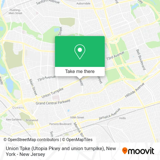 Union Tpke (Utopia Pkwy and union turnpike) map