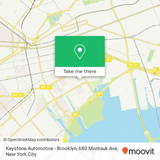 Keystone Automotive - Brooklyn, 680 Montauk Ave map