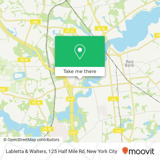 Labletta & Walters, 125 Half Mile Rd map