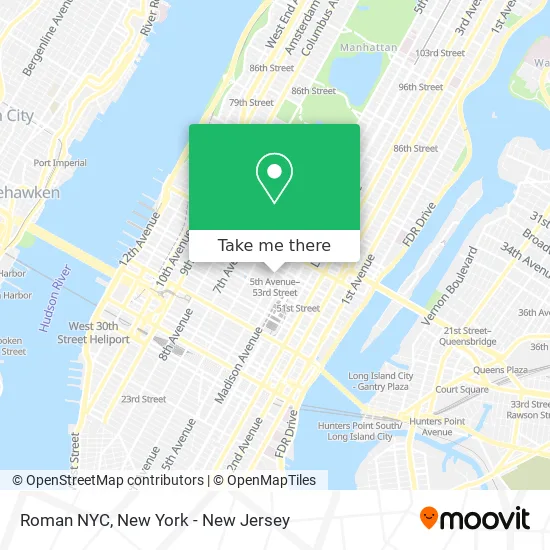 Roman NYC map