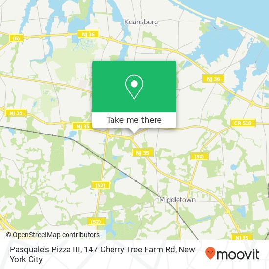 Pasquale's Pizza III, 147 Cherry Tree Farm Rd map