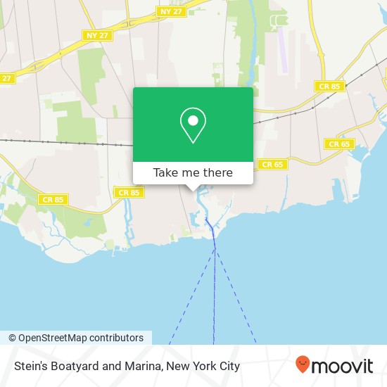 Stein's Boatyard and Marina map