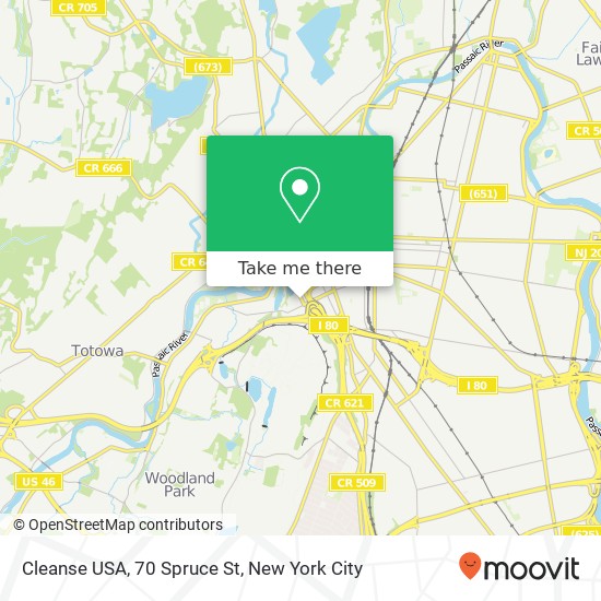 Cleanse USA, 70 Spruce St map