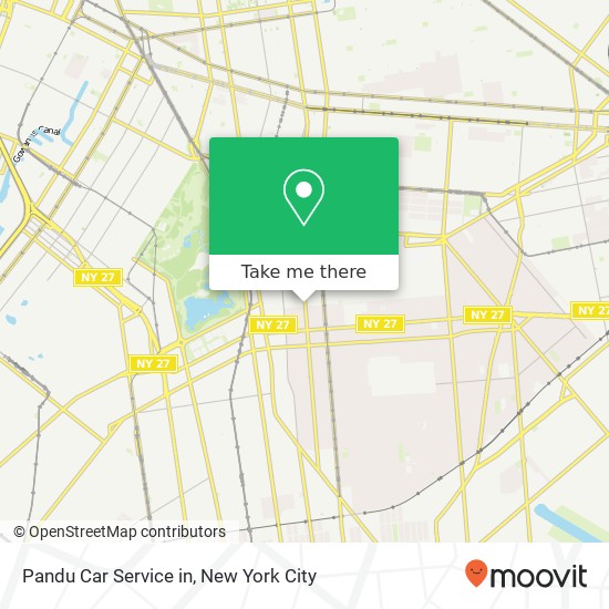Mapa de Pandu Car Service in, 652 Rogers Ave