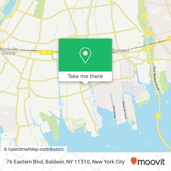 76 Eastern Blvd, Baldwin, NY 11510 map