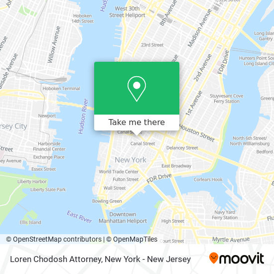 Mapa de Loren Chodosh Attorney