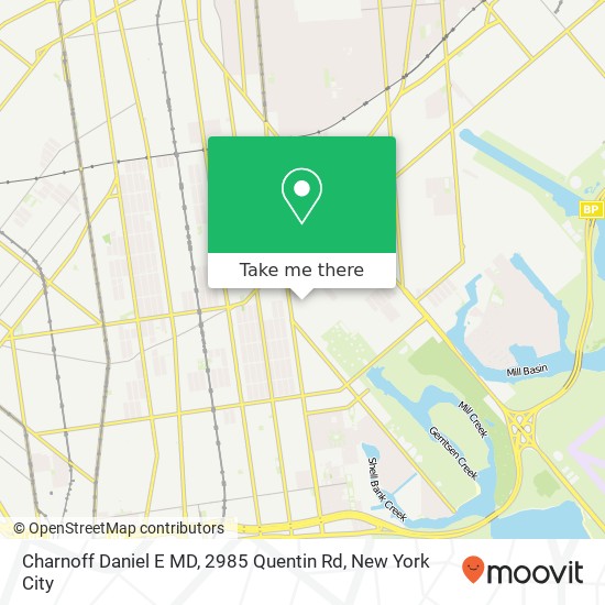 Charnoff Daniel E MD, 2985 Quentin Rd map