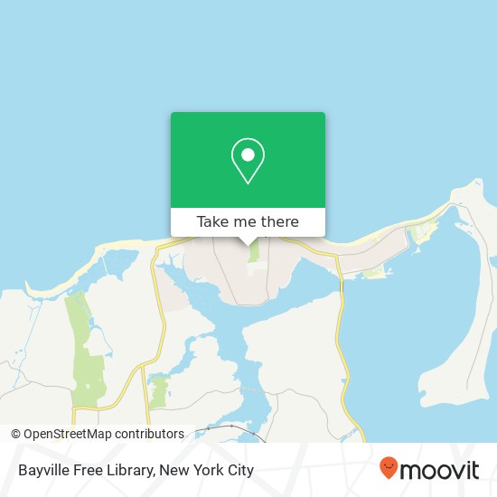 Bayville Free Library map