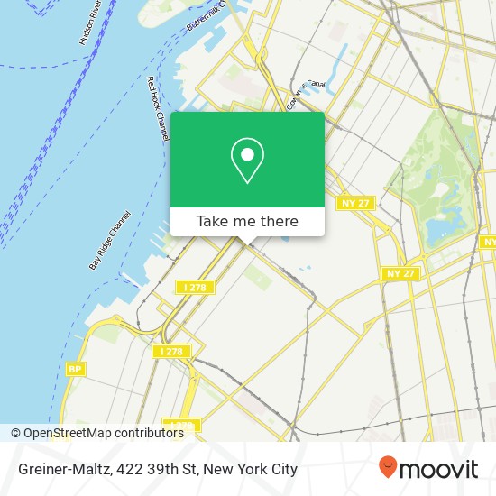 Greiner-Maltz, 422 39th St map