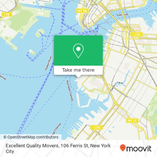 Excellent Quality Movers, 106 Ferris St map