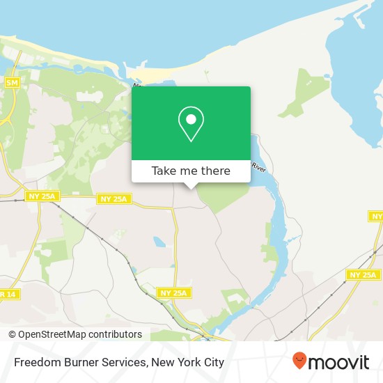 Freedom Burner Services map