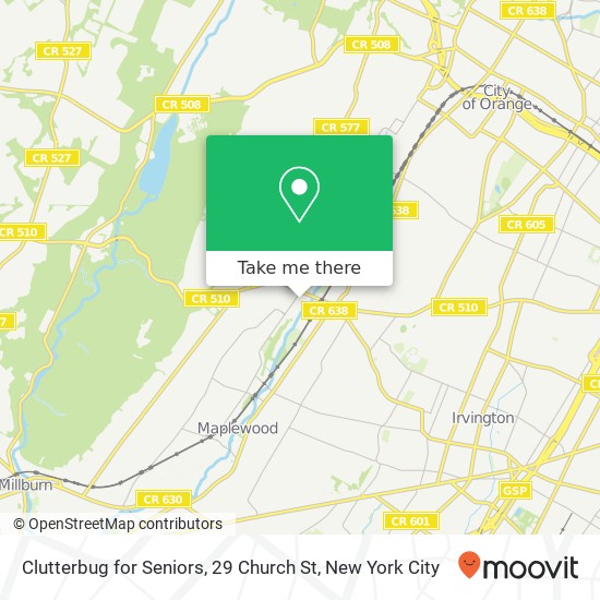 Clutterbug for Seniors, 29 Church St map