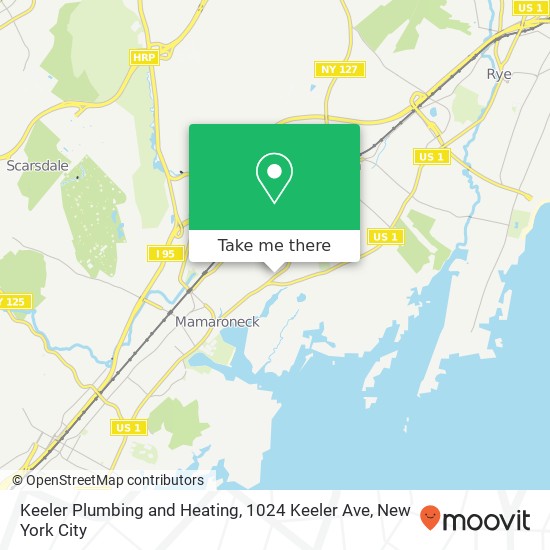 Keeler Plumbing and Heating, 1024 Keeler Ave map