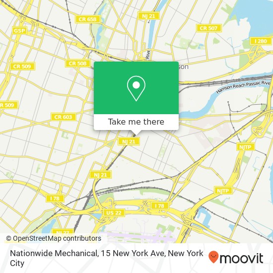 Nationwide Mechanical, 15 New York Ave map