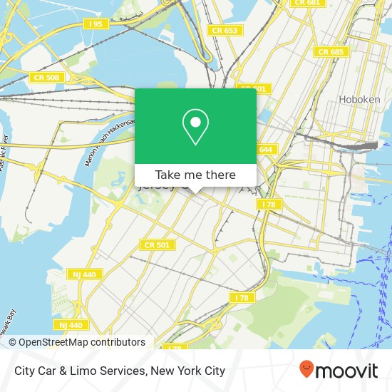 City Car & Limo Services map