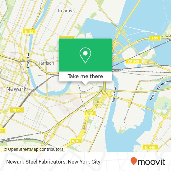 Newark Steel Fabricators map