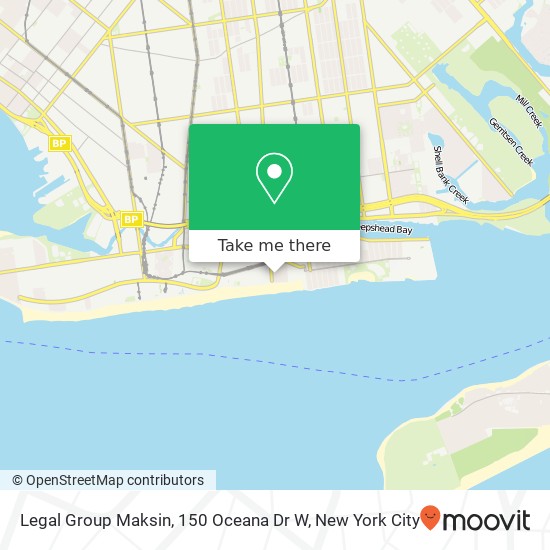 Legal Group Maksin, 150 Oceana Dr W map