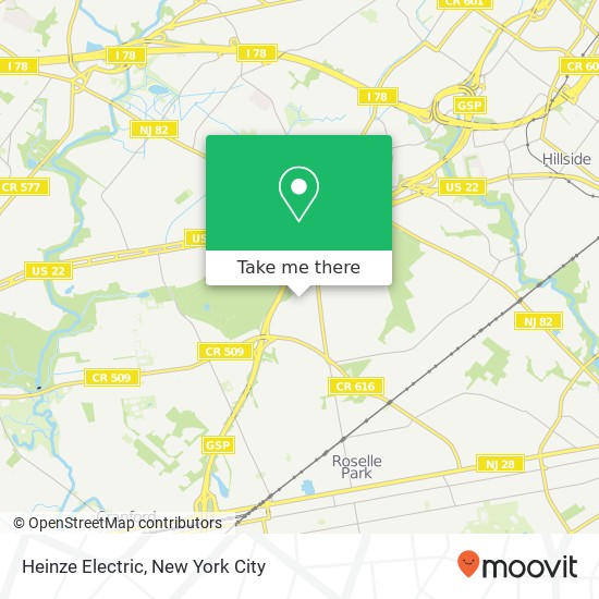 Heinze Electric map