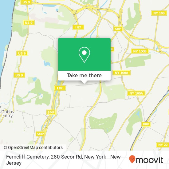 Mapa de Ferncliff Cemetery, 280 Secor Rd