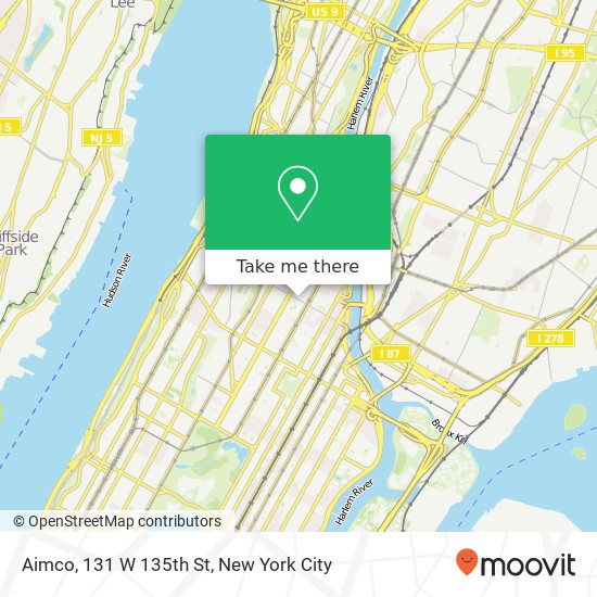 Aimco, 131 W 135th St map