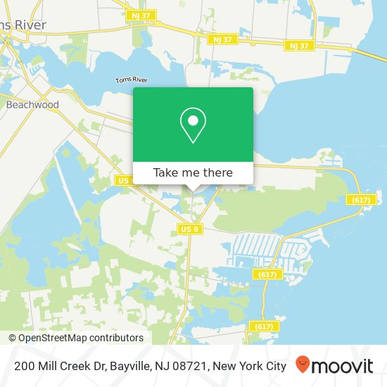 200 Mill Creek Dr, Bayville, NJ 08721 map