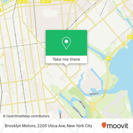Brooklyn Motors, 2205 Utica Ave map