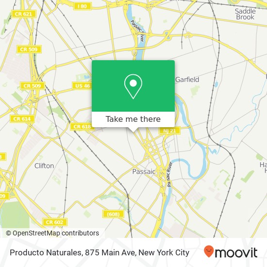 Producto Naturales, 875 Main Ave map