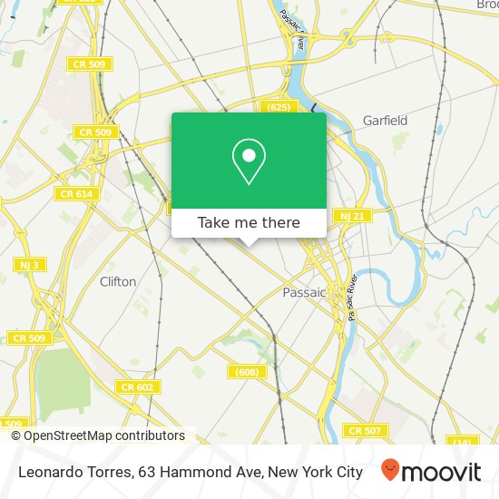 Leonardo Torres, 63 Hammond Ave map