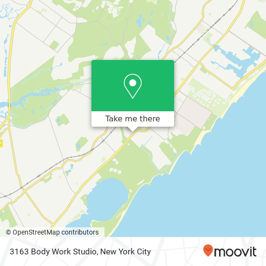 Mapa de 3163 Body Work Studio, 3163 Hylan Blvd