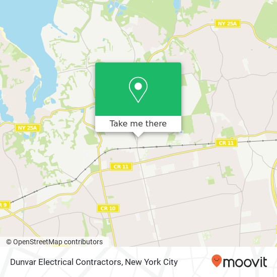 Dunvar Electrical Contractors map