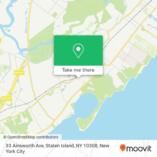 33 Ainsworth Ave, Staten Island, NY 10308 map