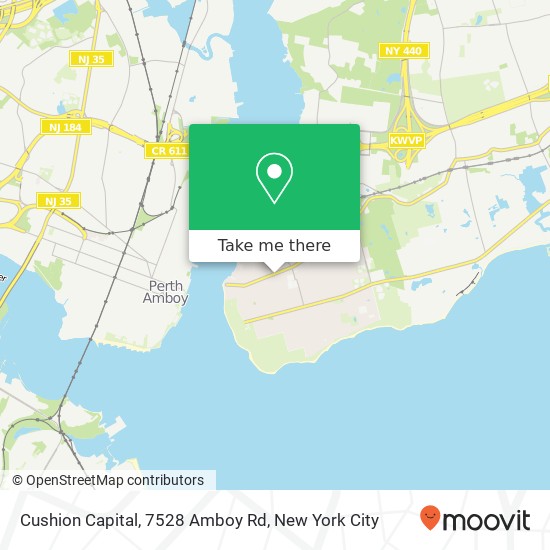 Mapa de Cushion Capital, 7528 Amboy Rd