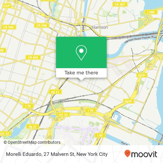 Mapa de Morelli Eduardo, 27 Malvern St