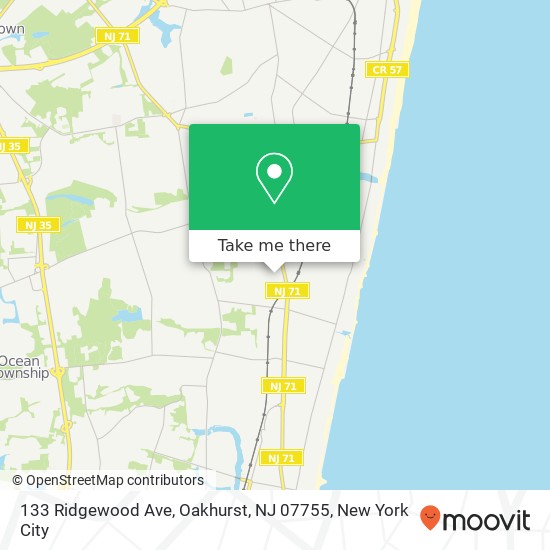 133 Ridgewood Ave, Oakhurst, NJ 07755 map