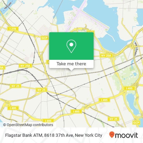 Mapa de Flagstar Bank ATM, 8618 37th Ave