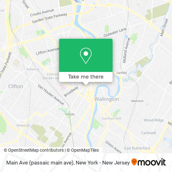 Main Ave (passaic main ave) map