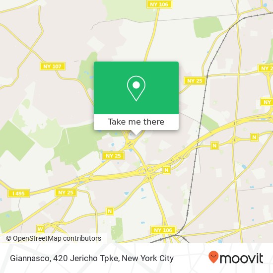 Mapa de Giannasco, 420 Jericho Tpke