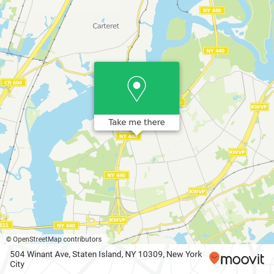 504 Winant Ave, Staten Island, NY 10309 map