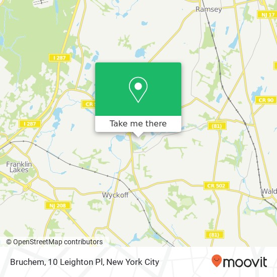 Mapa de Bruchem, 10 Leighton Pl