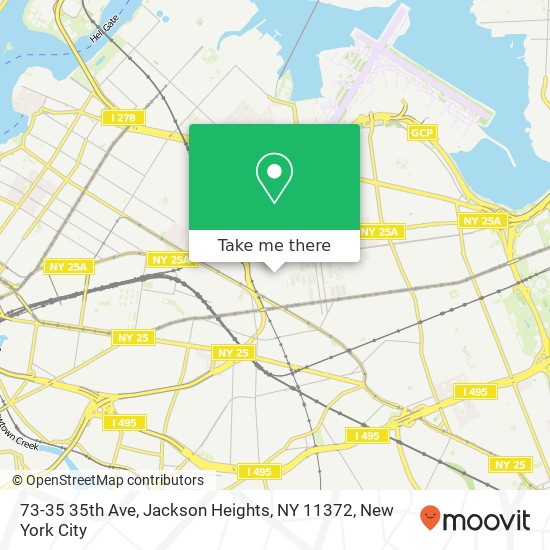 73-35 35th Ave, Jackson Heights, NY 11372 map