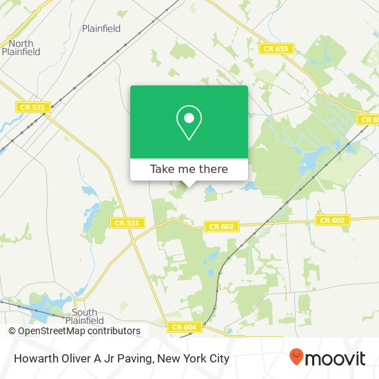 Howarth Oliver A Jr Paving map