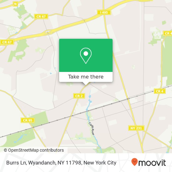 Burrs Ln, Wyandanch, NY 11798 map